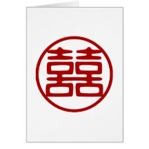 Double Happiness • Round Cards