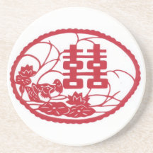 Double Happiness Trees and Ducks Coasters