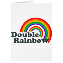 Double Rainbow (Accessories) Card