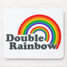 Double Rainbow (Accessories) Mouse Pads