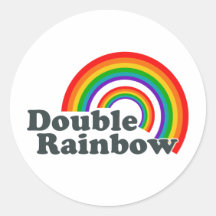 Double Rainbow (Accessories) Stickers