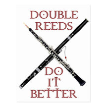 Double Reeds Post Card