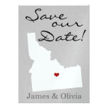 Double Side Save the Date with ID State Personalized Announcement