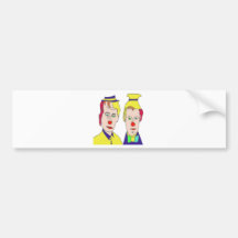 DOUBLE VISAGE 1.PNG ADHÉSIF POUR VOITURE