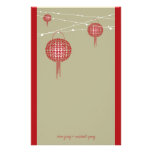 Double Xi Lantern Fairy Lights Wedding Stationery