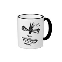Doubleman Happy / Angry Emotions Mug
