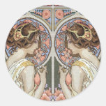 Douceur Round Stickers