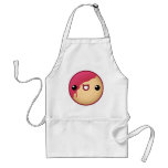 Doughnut Apron Red