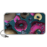 Doughnuts and Toy Robot 03 Doodle iPhone Speakers