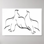 Dove Couple Clipart Print