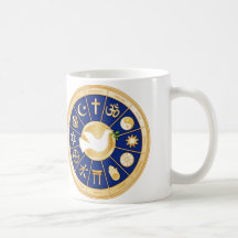 Dove of Peace, World of Faith Mandala Mug
