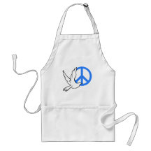 dove peace aprons