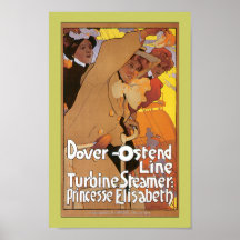 Dover-Ostend Line Poster