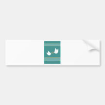 Doves+Rings Bumper Sticker