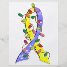 Down Syndrome Christmas Lights Ribbon Full Color Flyer