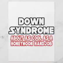 Down Syndrome...Not Cool Custom Flyer