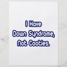 Down Syndrome...Not Cooties Personalized Flyer