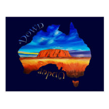 Down Under Postcard