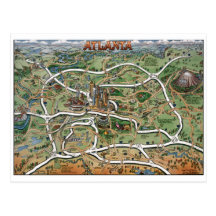 Downtown Atlanta Georgia Post Cards