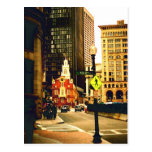 Downtown Boston on Kilby Street Post Card