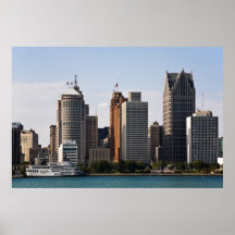 Downtown Detroit Posters