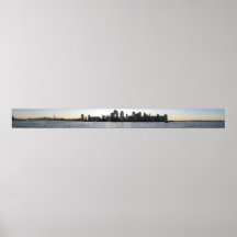 Downtown Manhattan Panorama Posters
