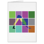 Downward Facing Dog Yoga Card