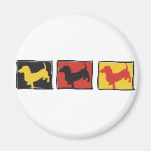 Doxie-3-BOX Fridge Magnet