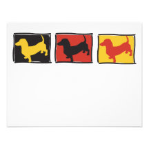 Doxie-3-BOX Personalised Invitation