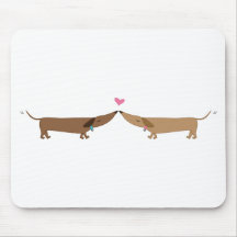 doxie love mousemats