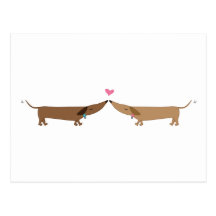 doxie love post cards