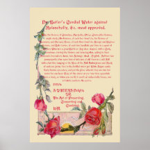 Dr. Butler's Cordial Water against Melancholly Posters