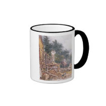 Dr. Monro inspecting his stables mugs
