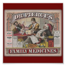 Dr. Pierce's family medicines old tyme ad Photo Art