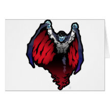Dracula Greeting Card