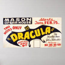 Dracula Stage Play 1927 Posters