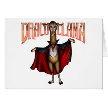 Dracullama Greeting Cards