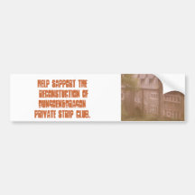 draggons denn 141, HELP SAPPORT THE RECONSTUCTI... Bumper Stickers