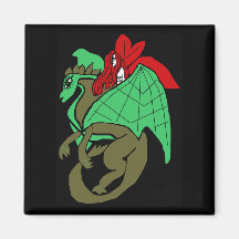 Dragon and Lady magnet