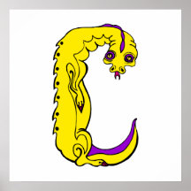 dragon C Print