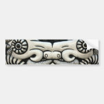 Dragon face bumper stickers