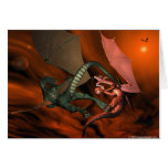 Dragon Fight Greeting Cards