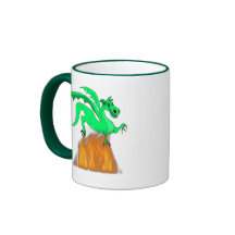 Dragon & Flames Coffee Mug