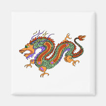 dragon fridge magnet