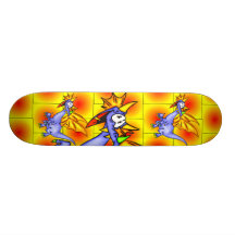 Dragon In Flight Custom Skate Board