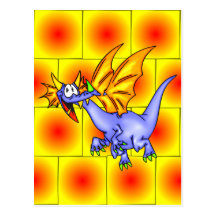 Dragon In Flight Post Card