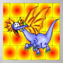 Dragon In Flight Print