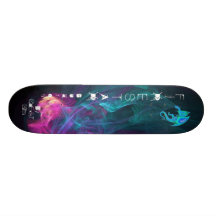 Dragon in Northern Lights Skateboard