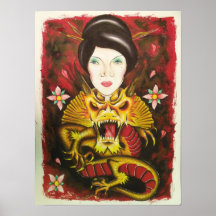 Dragon Lady Print