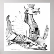 Dragon war machine print